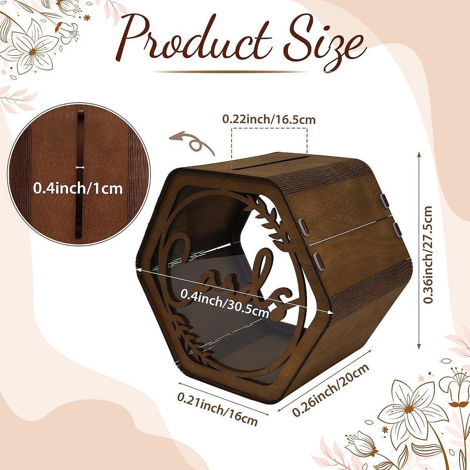 Wedding Card Box - Wedding Card Box with Slot Decorative
