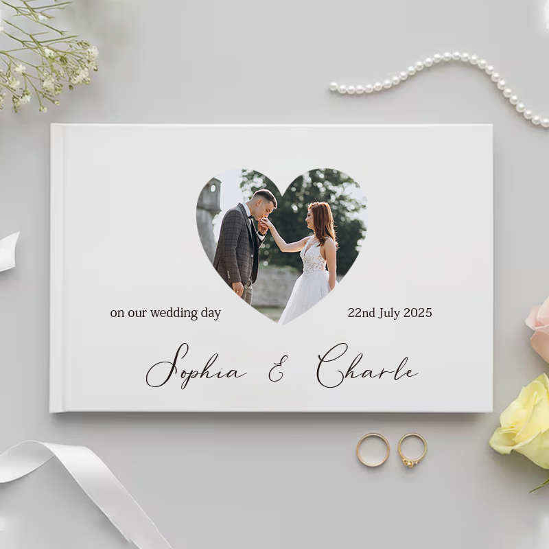Wedding Supply List - Personalized Guest Book for Wedding Gift
