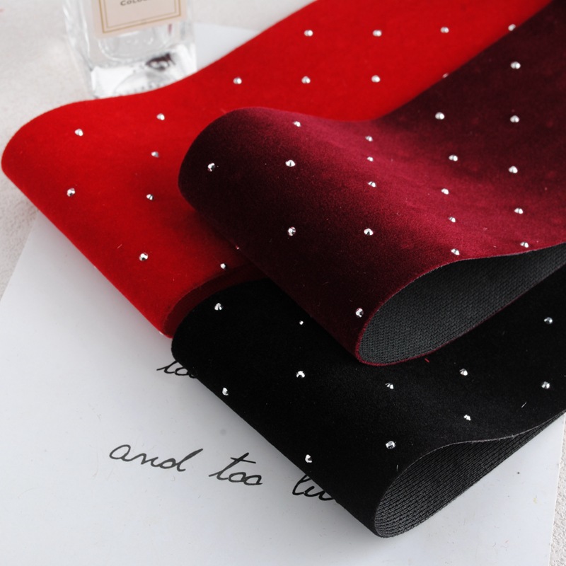 Supplier Wedding - 6CM Thick Velvet Diamond Ribbon Winter
