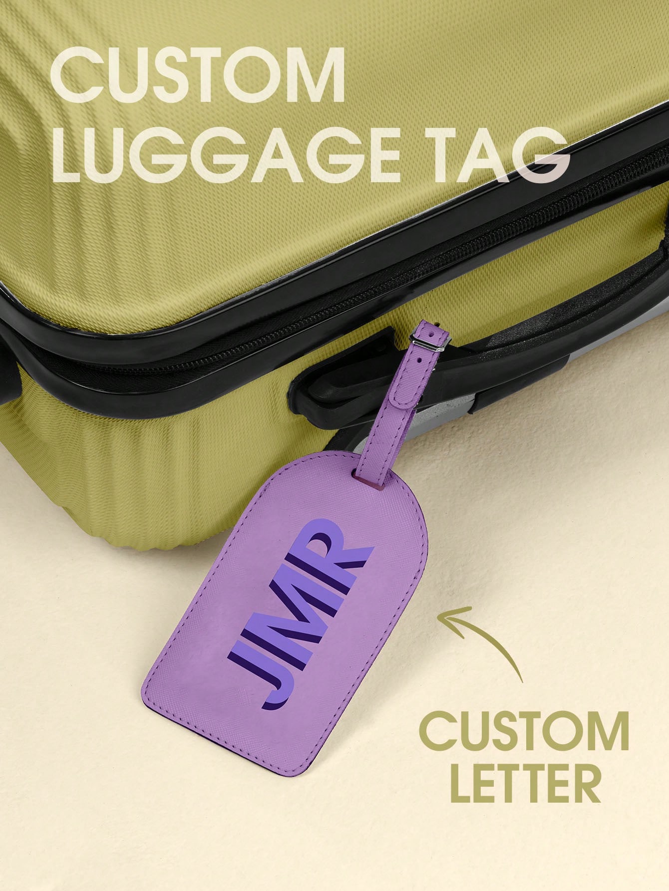 Personalized Initial Luggage T - Wedding Packaging recension och pris