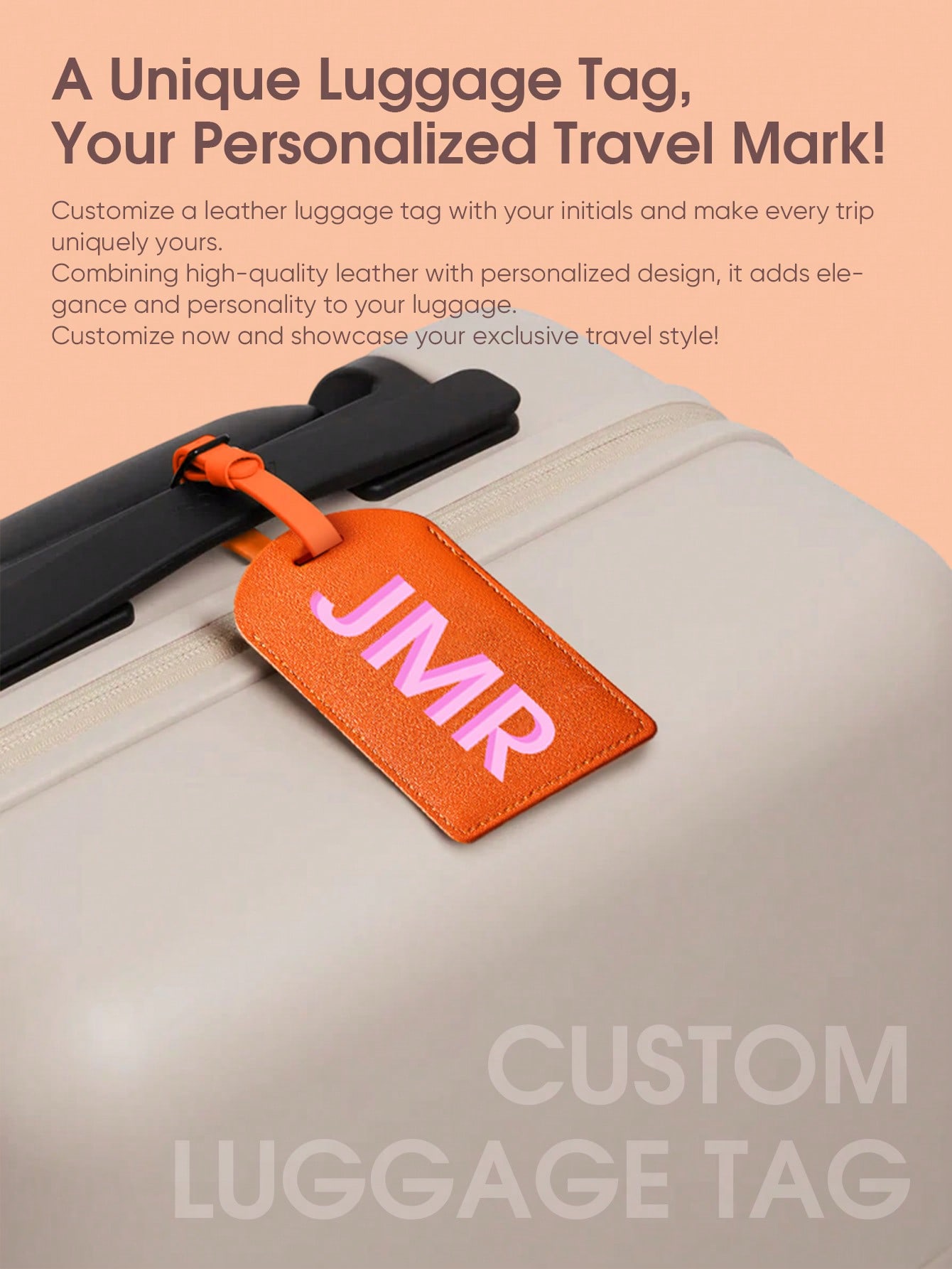 Personalized Initial Luggage T - Wedding Packaging recension och pris