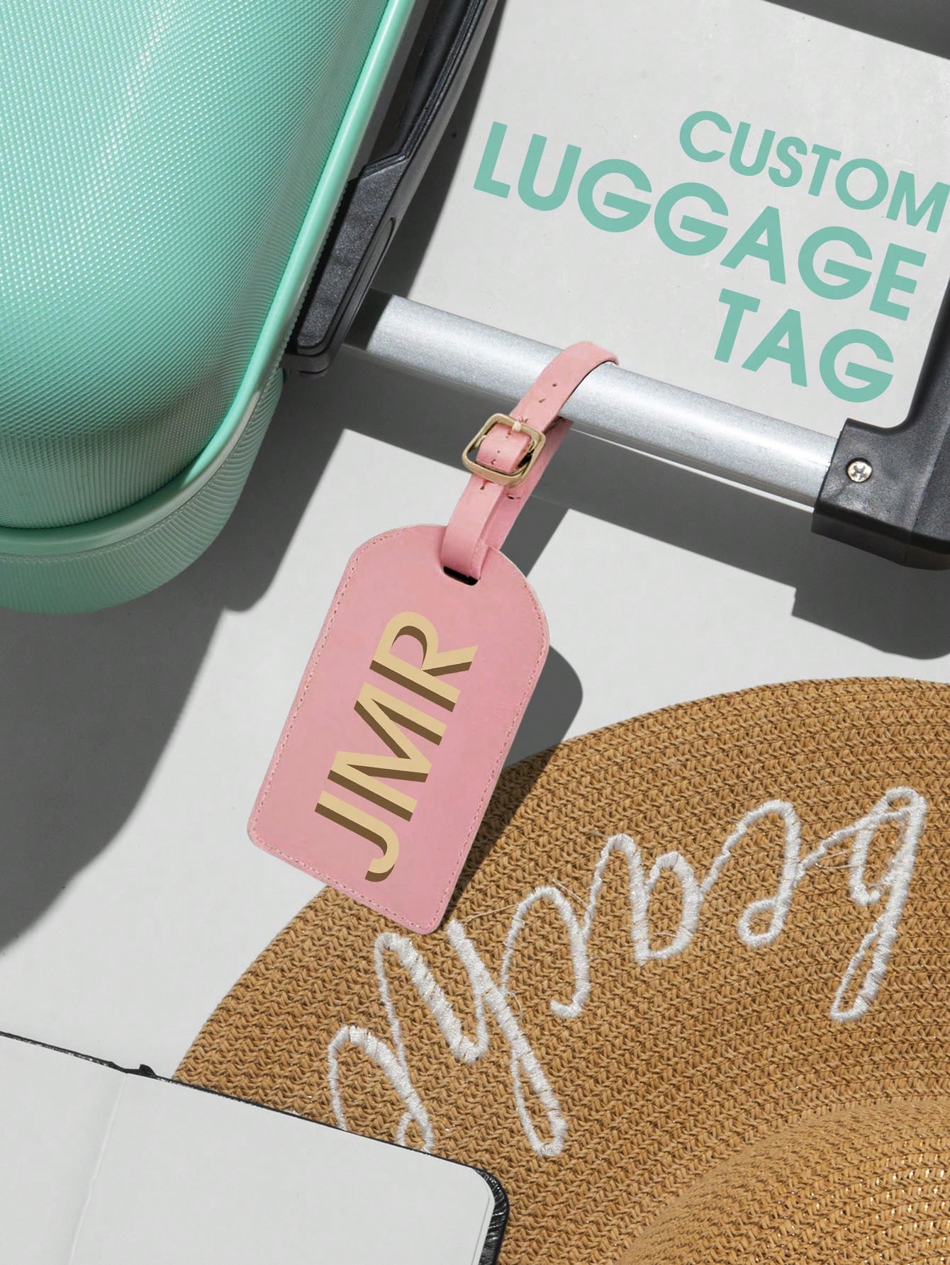Personalized Initial Luggage T - Wedding Packaging recension och pris