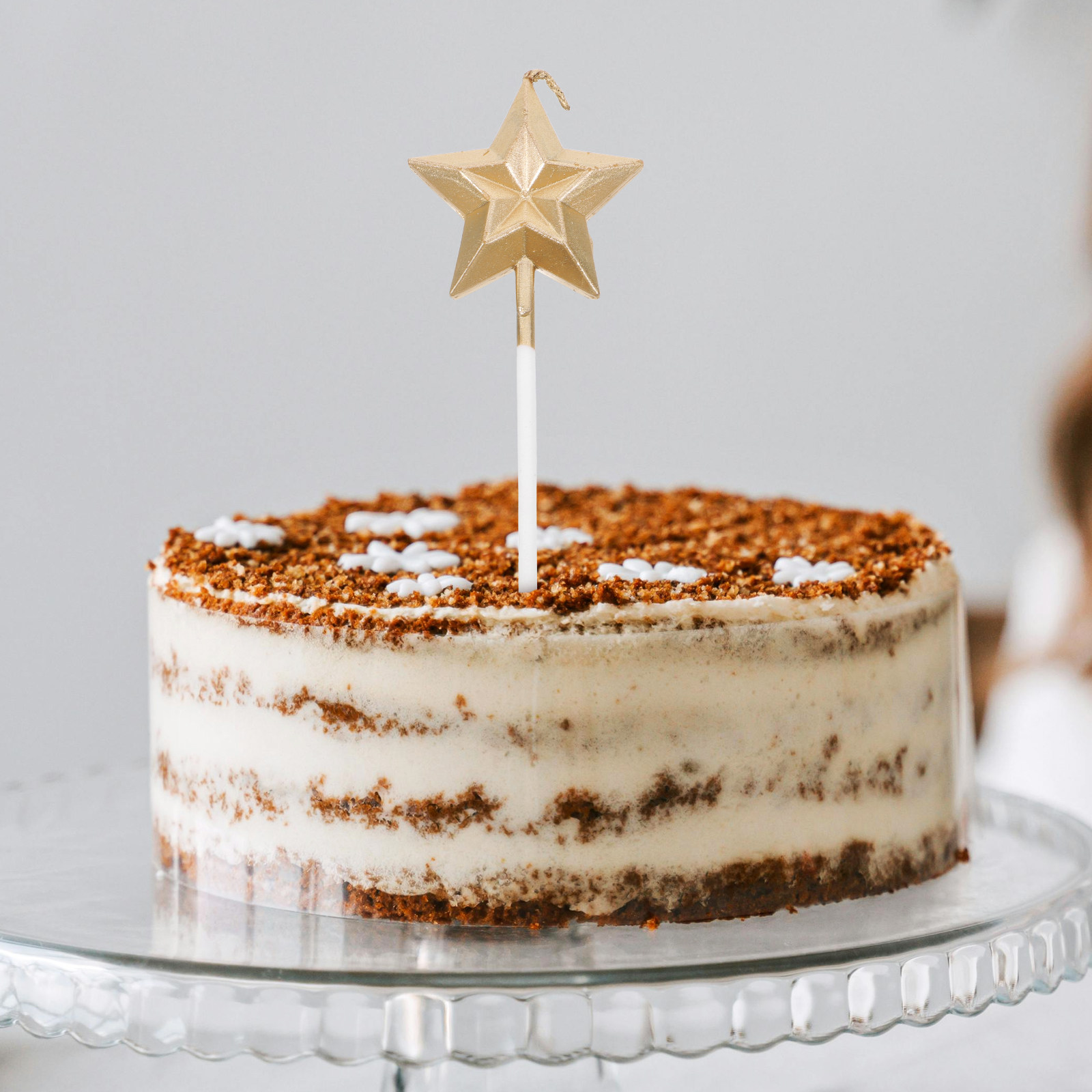 8Pcs Glitter Metallic Birthday - Wedding Cake Supply recension och pris