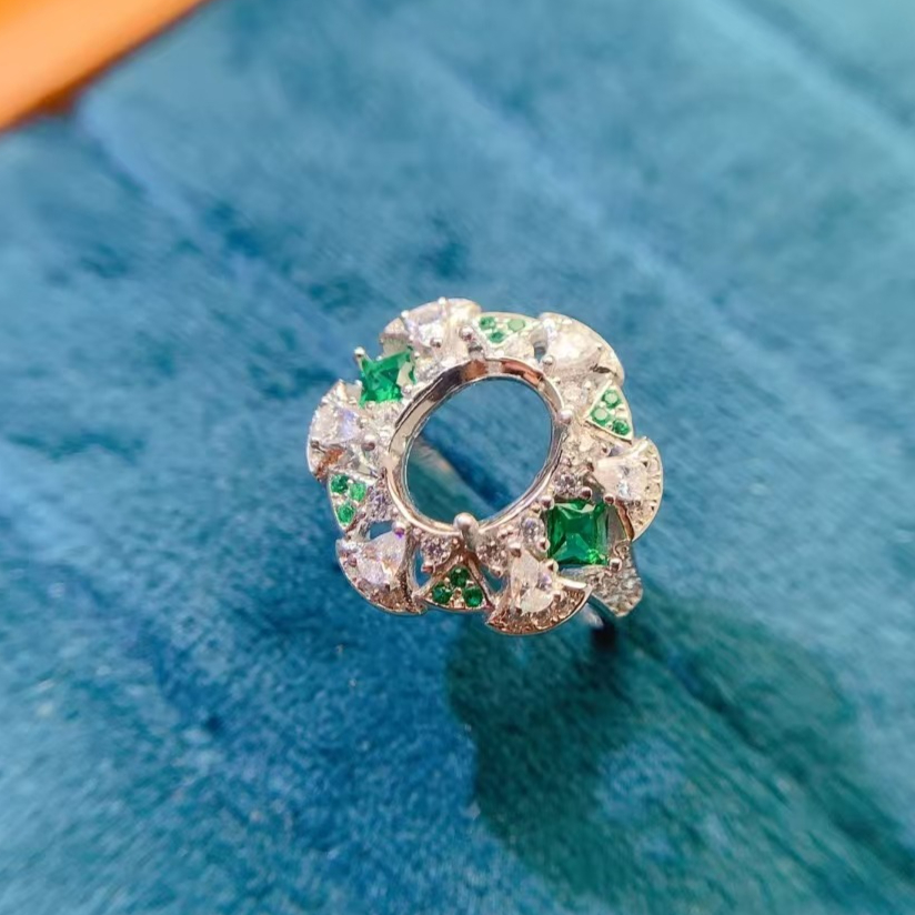 8mm*10mm 925 Silver Semi Mount - Supplier Wedding recension och pris