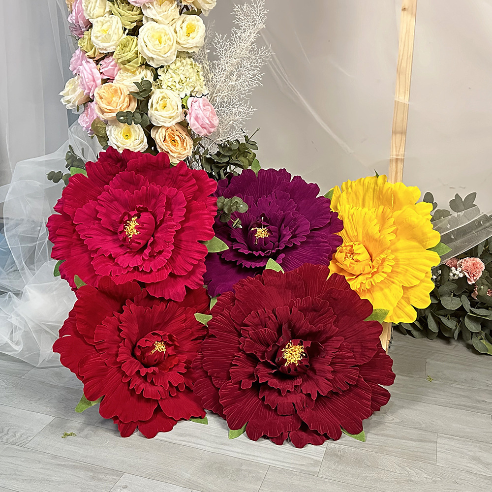 Solid Color Velvet Peony Ornam - Wedding Hampers recension och pris