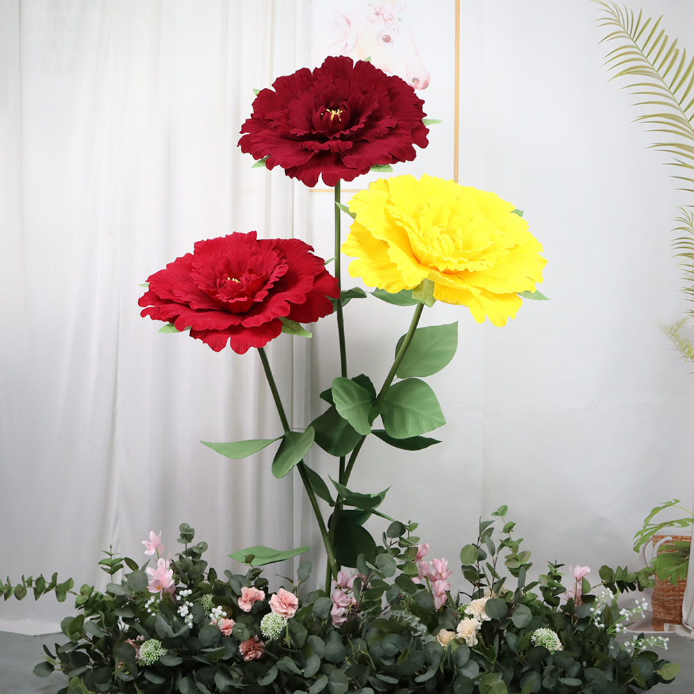 Solid Color Velvet Peony Ornam - Wedding Hampers recension och pris