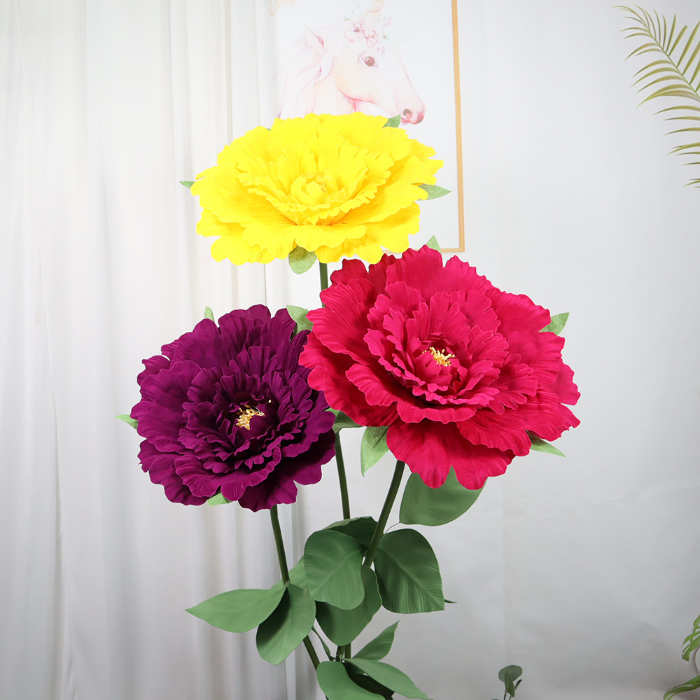 Solid Color Velvet Peony Ornam - Wedding Hampers recension och pris