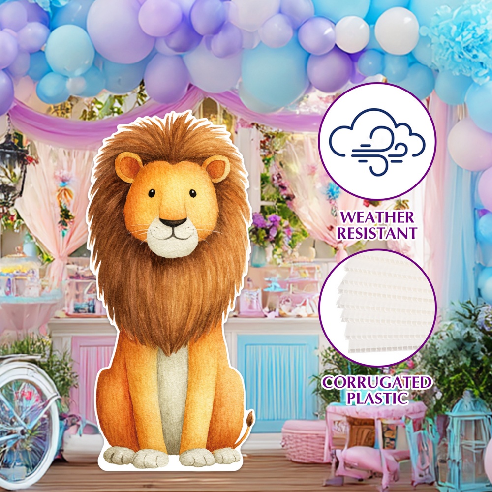 Animal Cardboard Cutout Stande - Photo Booth Prop recension och pris