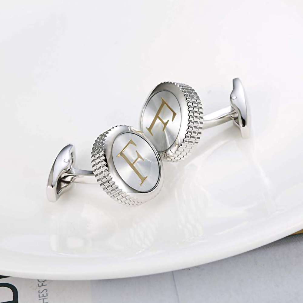 Round 26 Letters A-Z Cufflinks - Wedding Z recension och pris