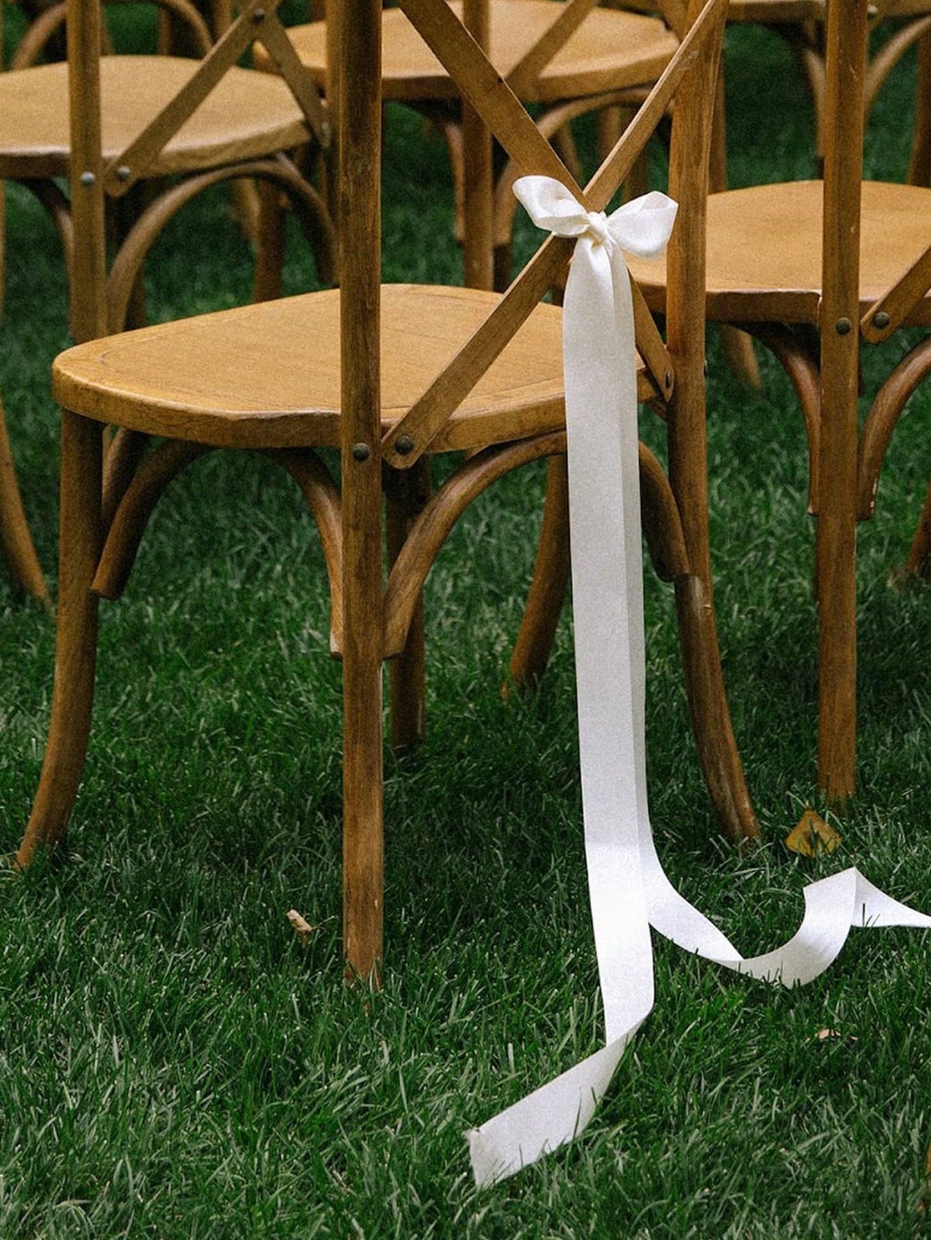Satin Weeding Chair Bows with  - Bridal Sash Ribbon recension och pris