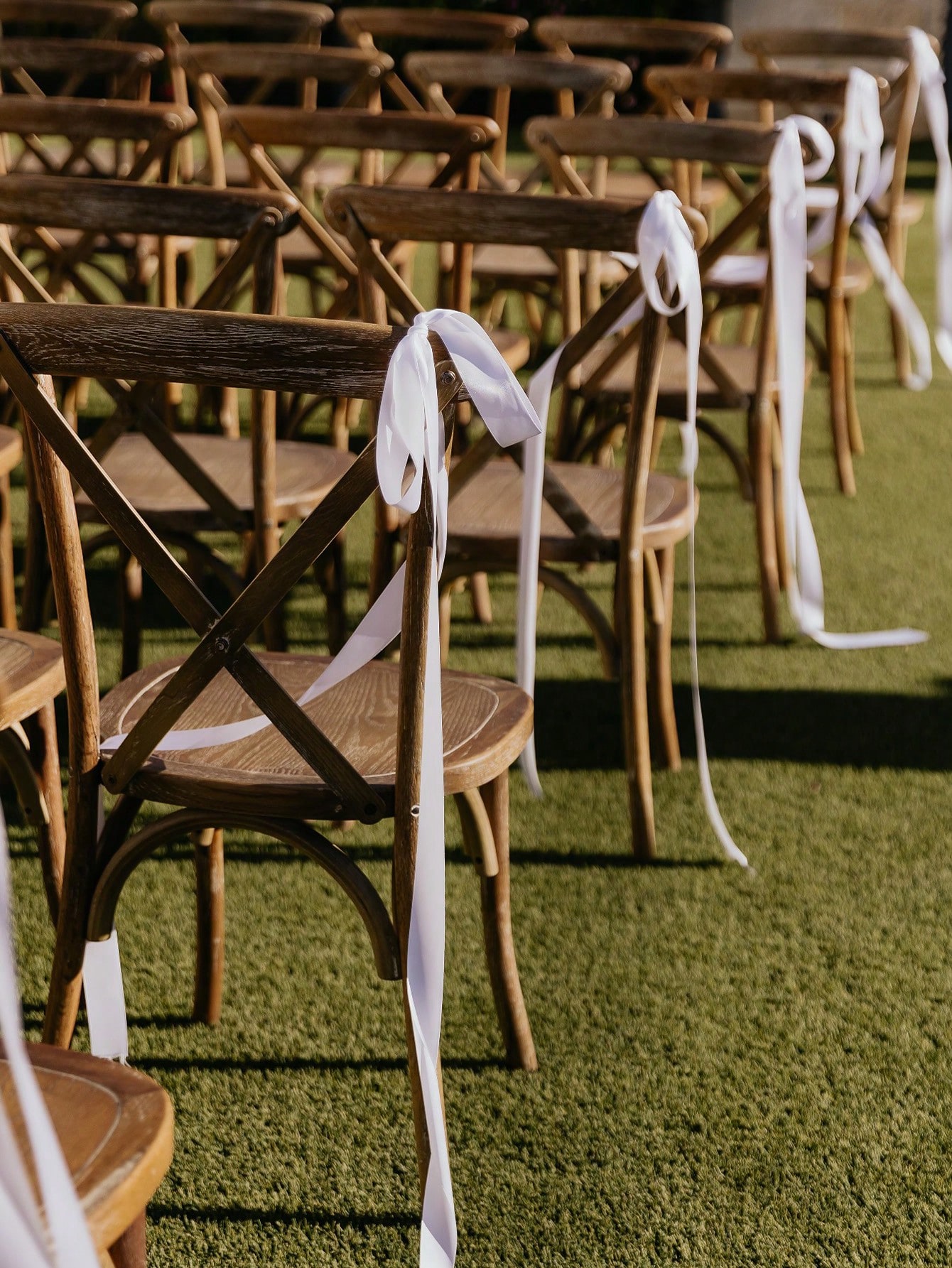 Satin Weeding Chair Bows with  - Bridal Sash Ribbon recension och pris