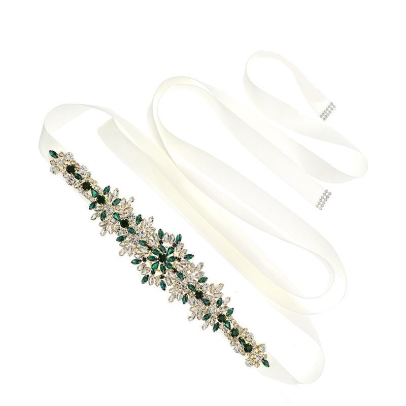 652F Shining Bridal Sash Belt  - Bridal Sash Ribbon recension och pris