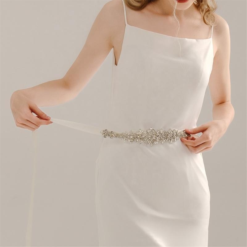 652F Shining Bridal Sash Belt  - Bridal Sash Ribbon recension och pris