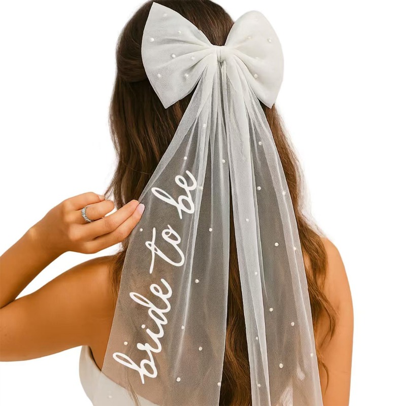 Bride To Be Bow Veil - Bachelo - Wedding Supply List recension och pris