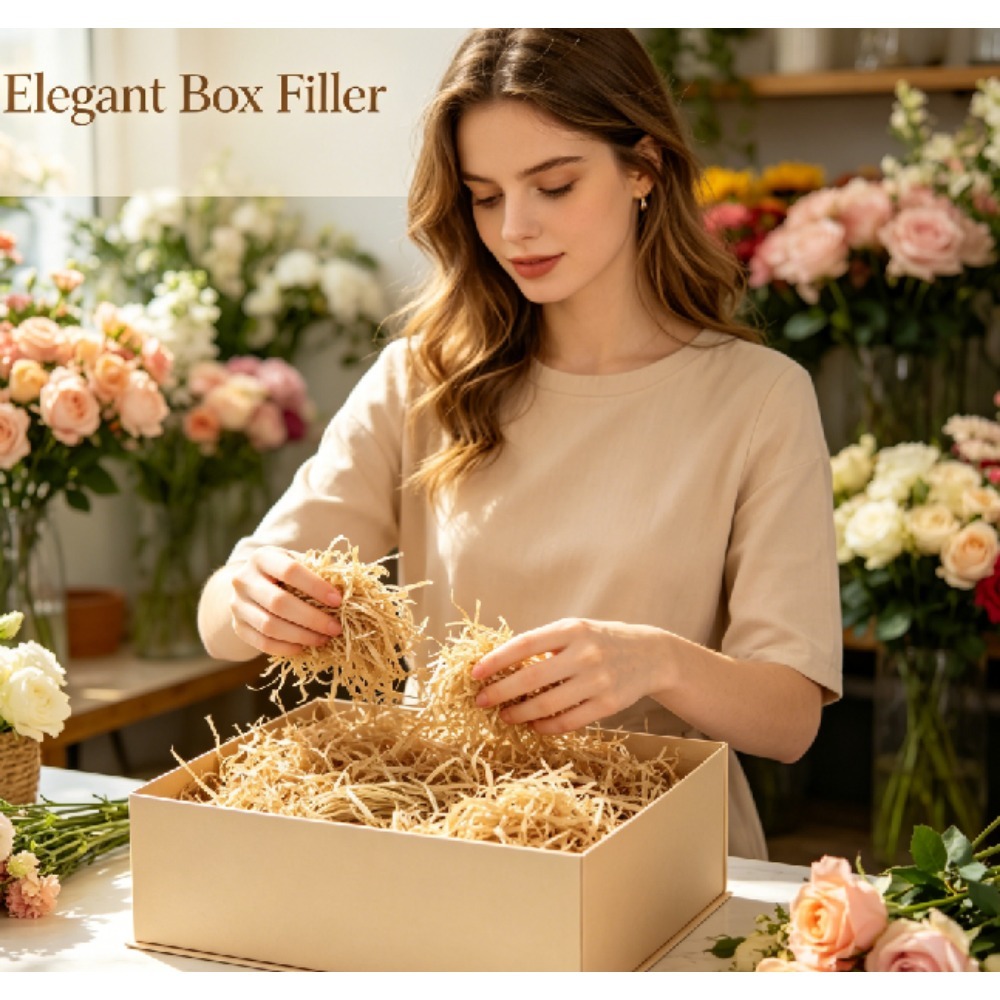 Natural Vintage Raffia Shred F - Wedding Floral Supply recension och pris