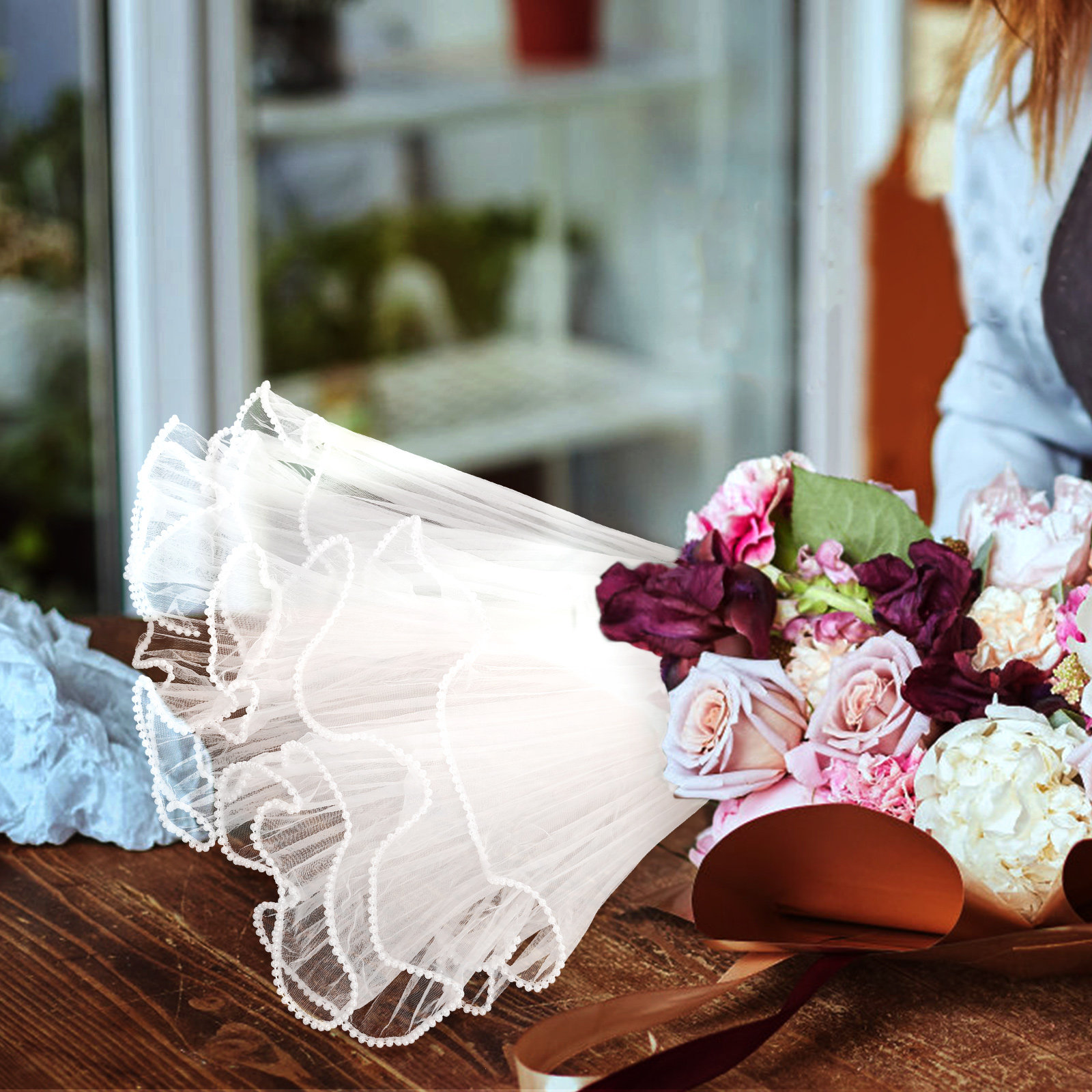 Pearl Mesh Flower Wrapping Net - Wedding Floral Supply recension och pris