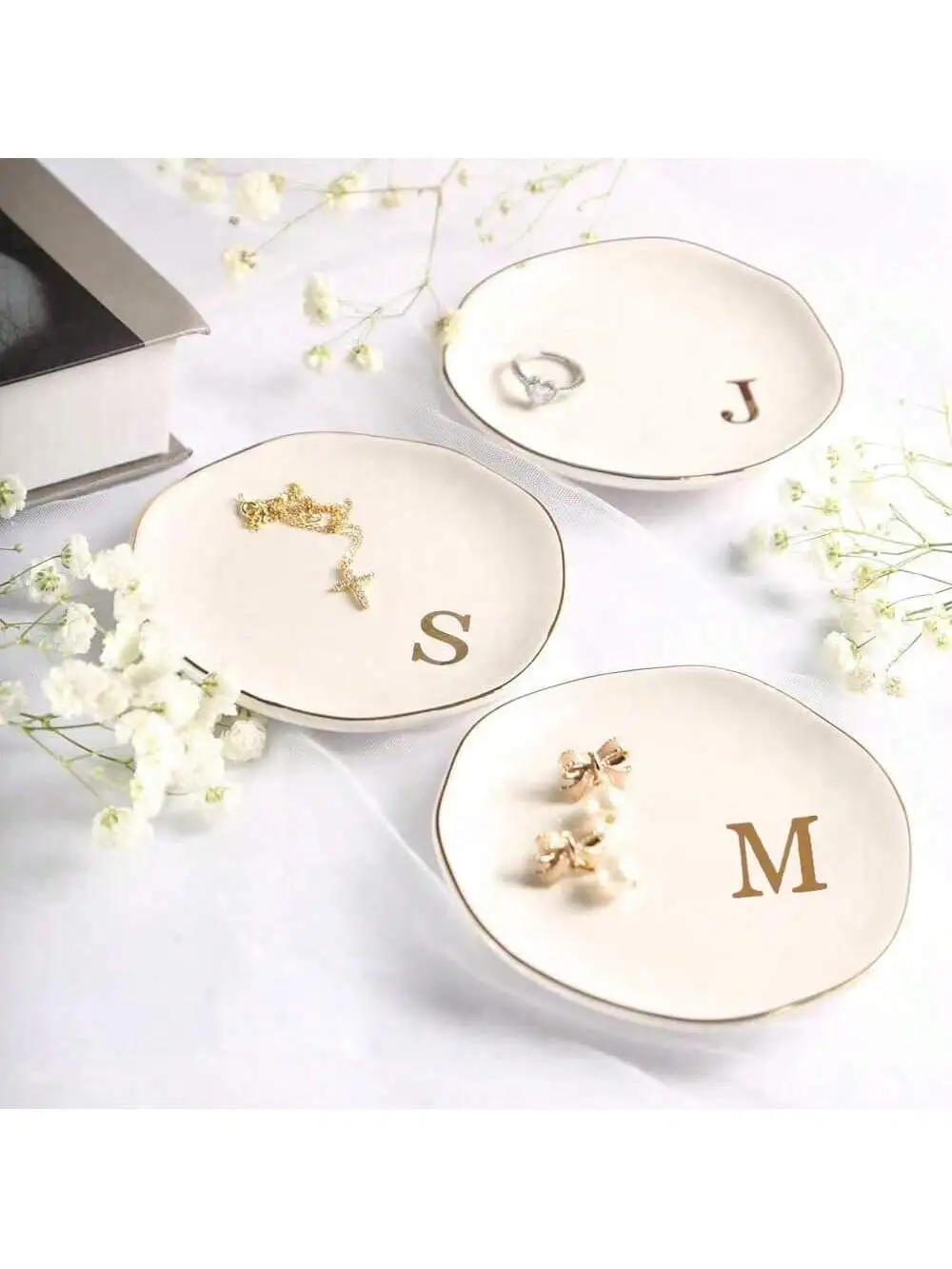 Initials Ring Dish Jewery Tray - Wedding Z recension och pris