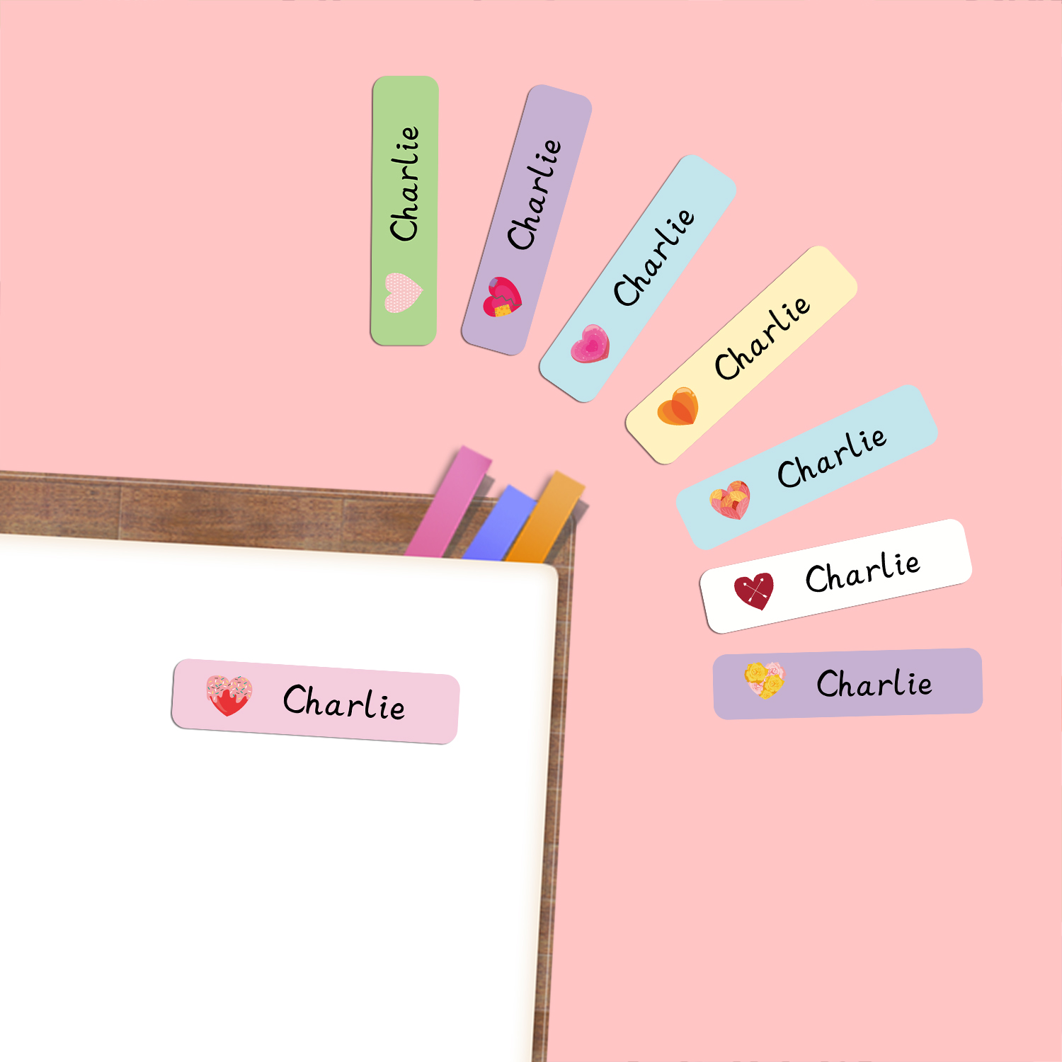 Personalized Heart Shape Name  - Wedding Packaging recension och pris