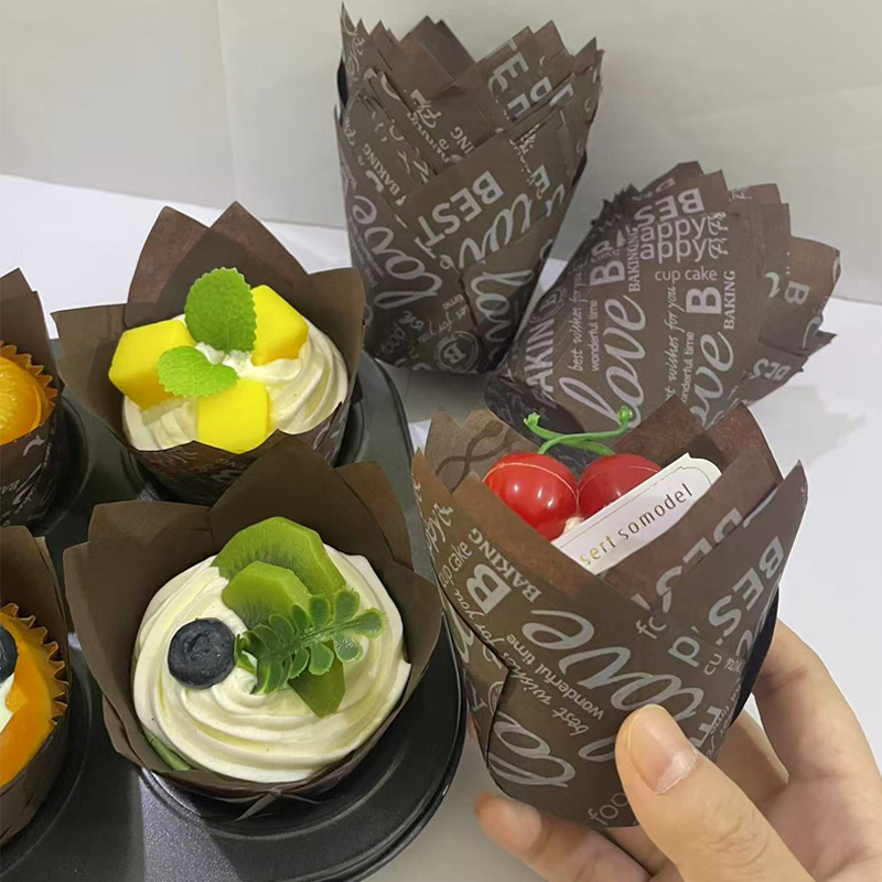 50Pcs/100Pcs Coffee-Themed Tul - Wedding Cake Supply recension och pris
