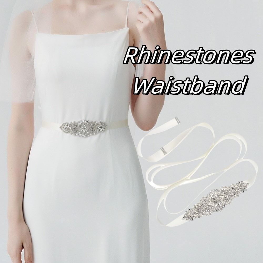Fashion Ribbon Bridal Belt Lon - Bridal Sash Ribbon recension och pris