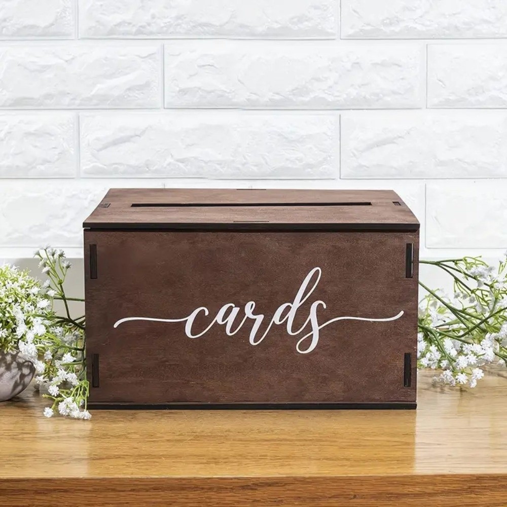 New Wooden Wedding Card Box wi - Wedding Card Box recension och pris