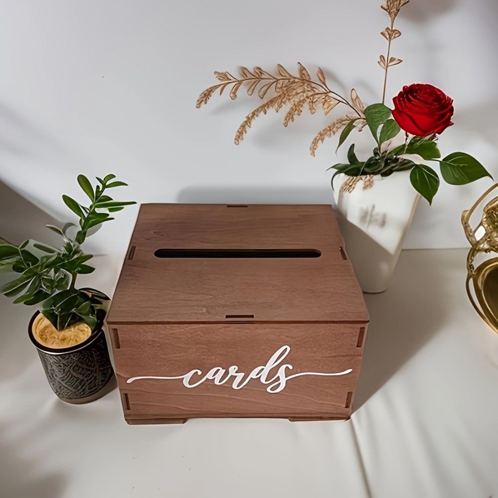 New Wooden Wedding Card Box wi - Wedding Card Box recension och pris