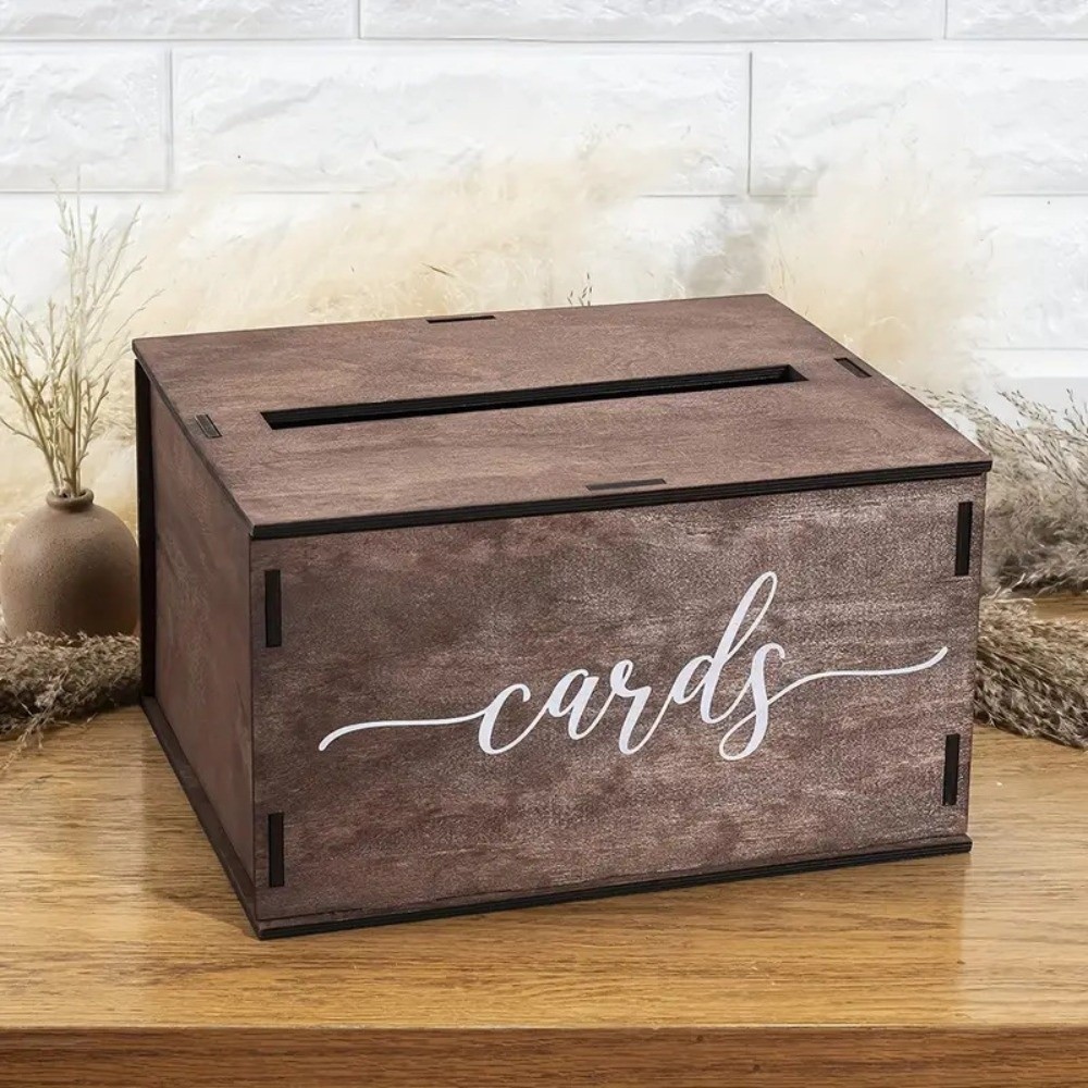 New Wooden Wedding Card Box wi - Wedding Card Box recension och pris