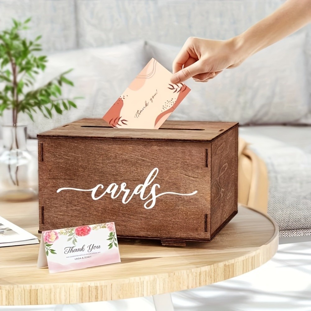 New Wooden Wedding Card Box wi - Wedding Card Box recension och pris