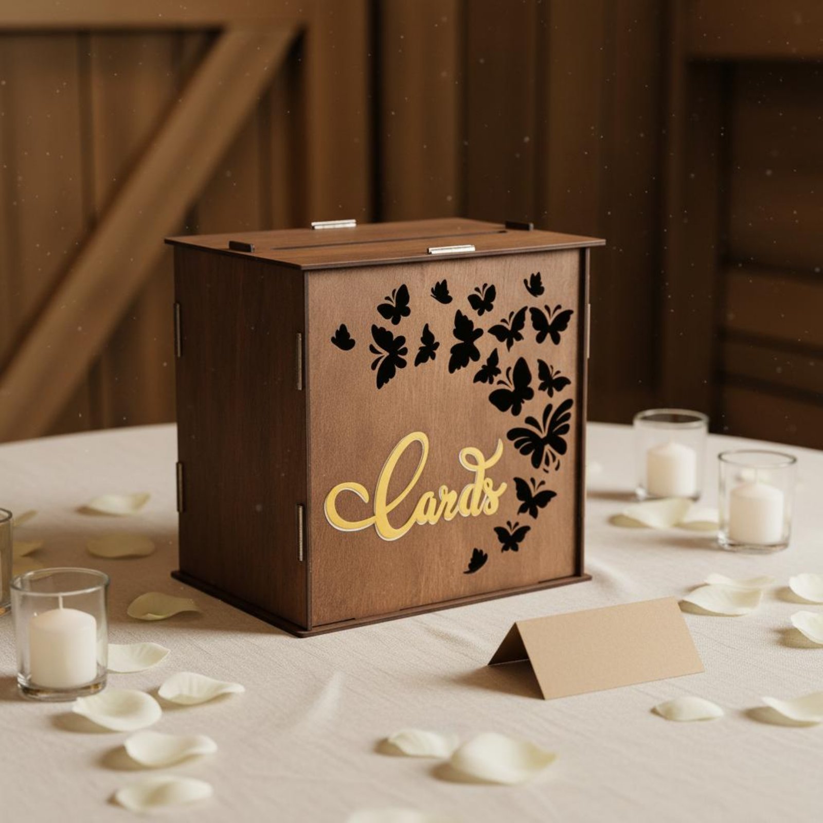 Wedding Card Box Cards Slot Wo - Wedding Card Box recension och pris