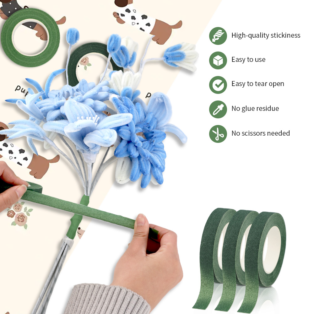 Floriculture Tape Self-adhesiv - Wedding Floral Supply recension och pris