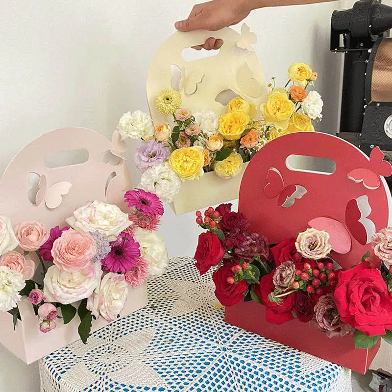 1/5/10Pcs Butterfly Flower Box - Wedding Hampers recension och pris