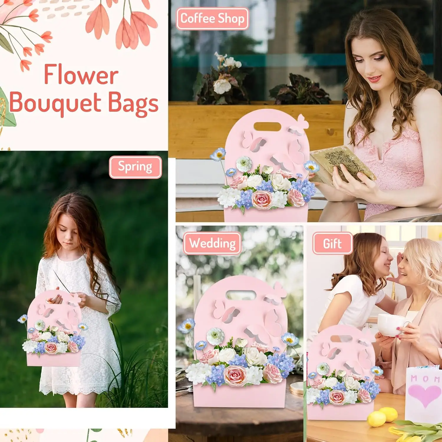 1/5/10Pcs Butterfly Flower Box - Wedding Hampers recension och pris