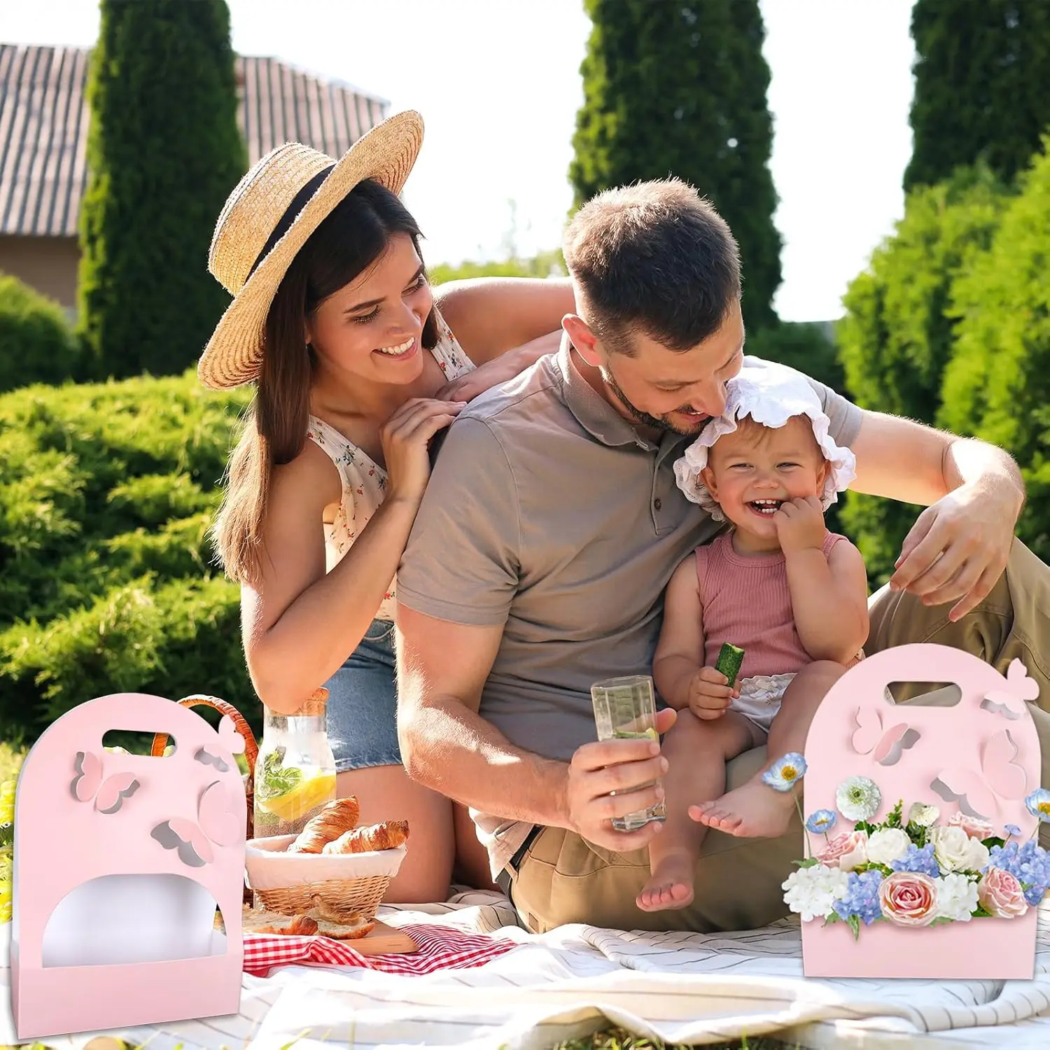 1/5/10Pcs Butterfly Flower Box - Wedding Hampers recension och pris