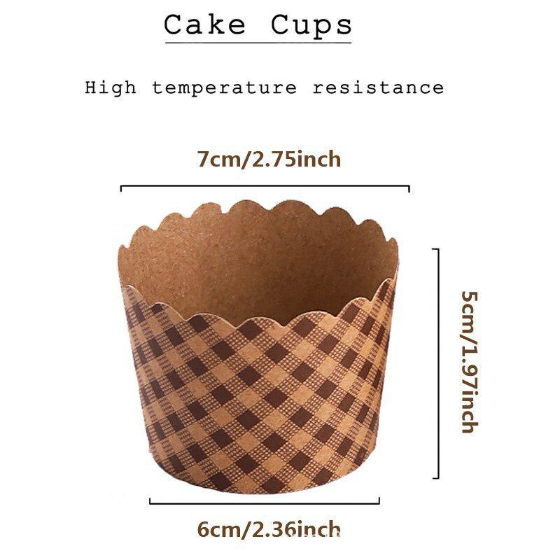 50Pcs/Pack Cupcake Paper Cups  - Wedding Cake Supply recension och pris