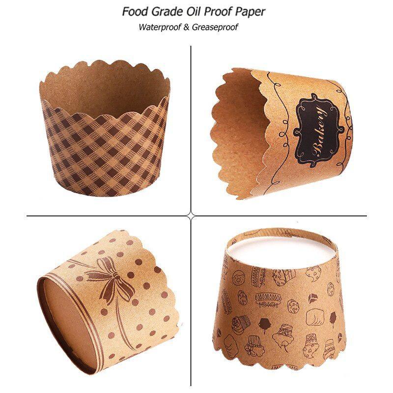 50Pcs/Pack Cupcake Paper Cups  - Wedding Cake Supply recension och pris