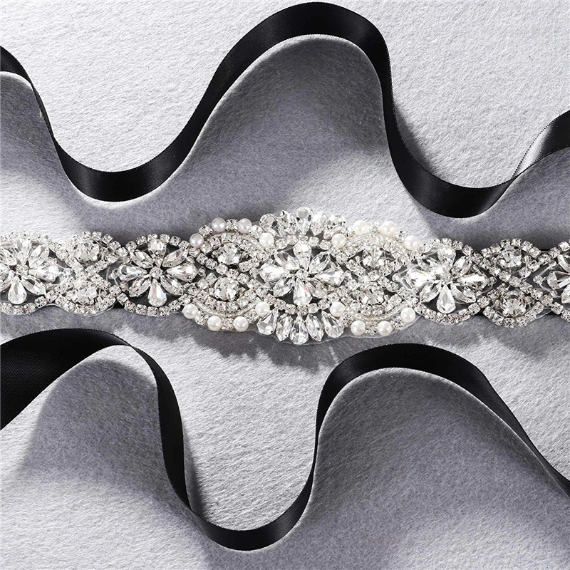 Rhinestones Bridal Belt Luxury - Bridal Sash Ribbon recension och pris