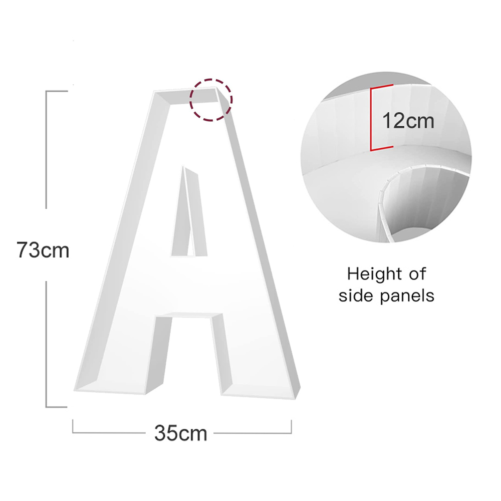 2.4FT Letters Balloons Frame M - Wedding Z recension och pris