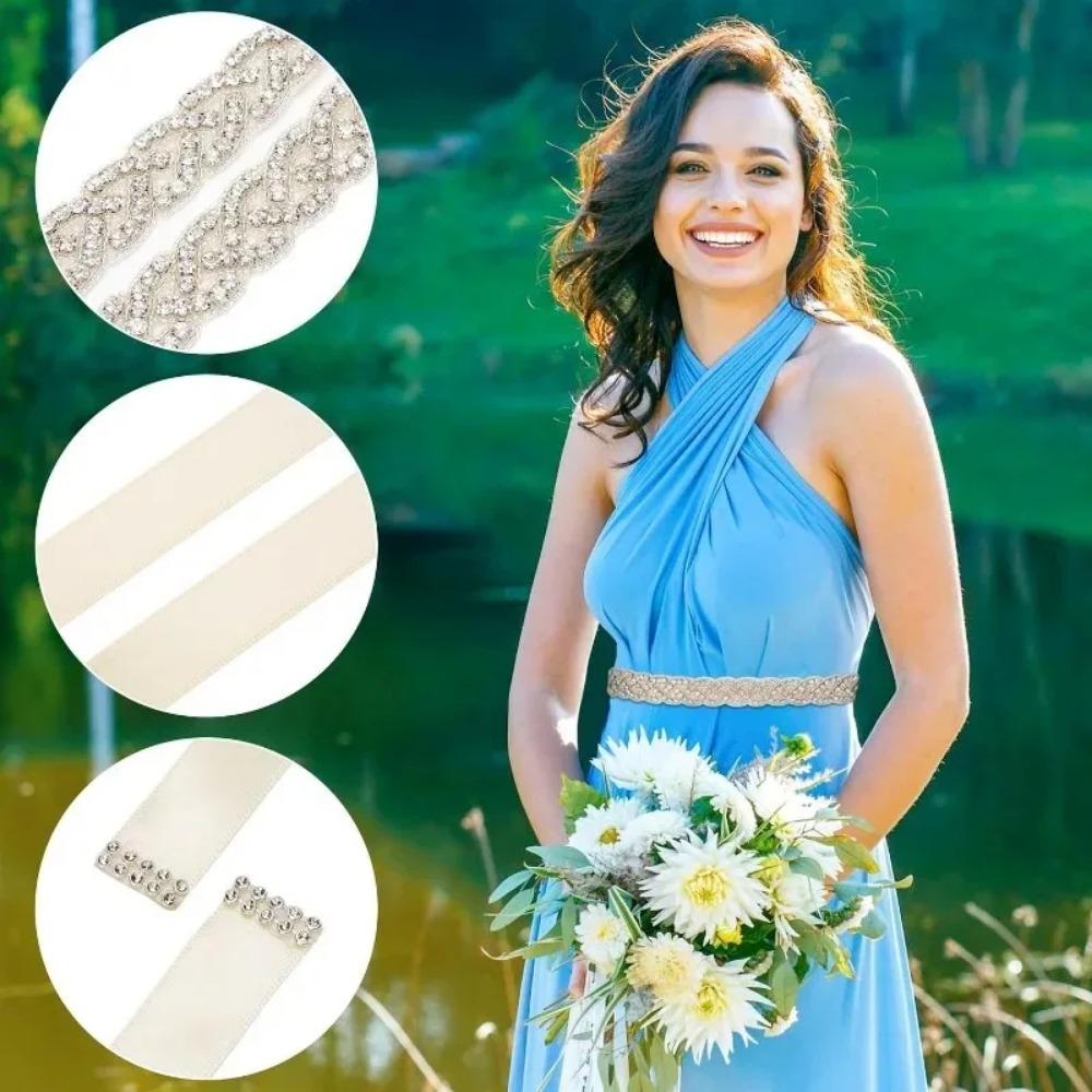 For Women Bridesmaid Dress Acc - Bridal Sash Ribbon recension och pris