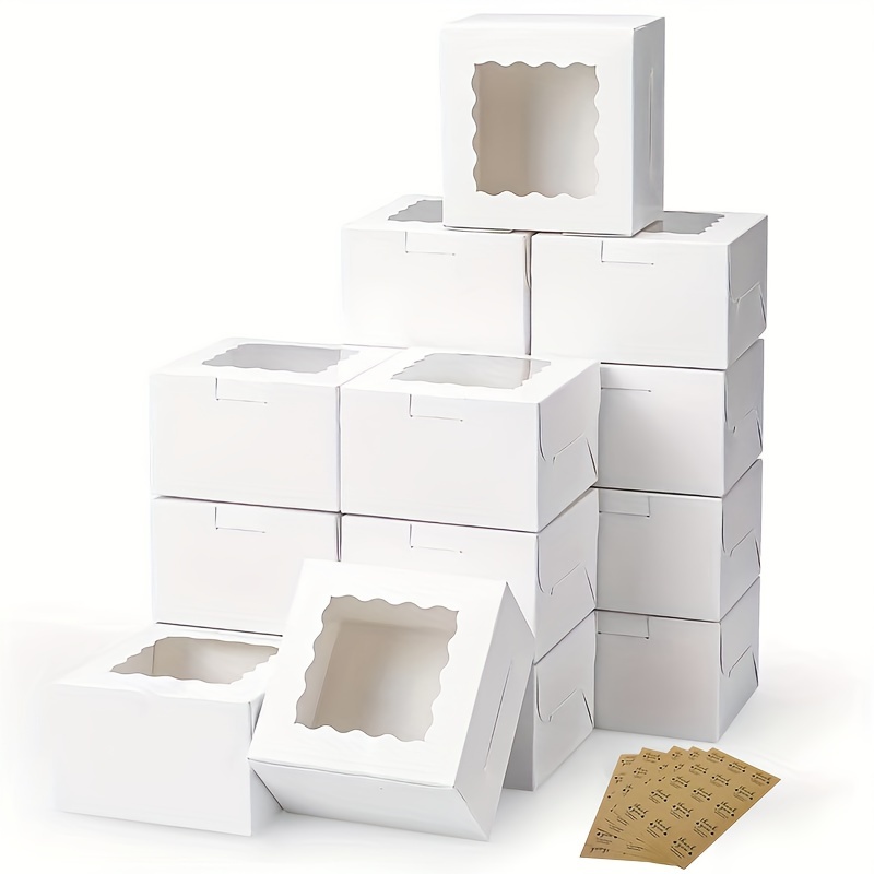 10Pcs Kraft Paper Cake Candy B - Wedding Cake Supply recension och pris