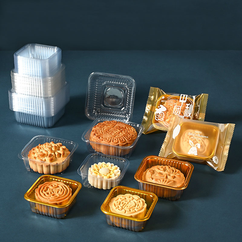 100pcs Mooncake Plastic Tray P - Wedding Cake Supply recension och pris