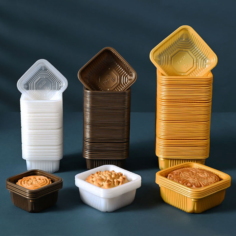 100pcs Mooncake Plastic Tray P - Wedding Cake Supply recension och pris