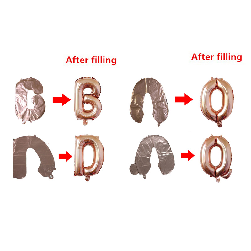 16 32 40 Inch Foil Letter Ball - Wedding Z recension och pris