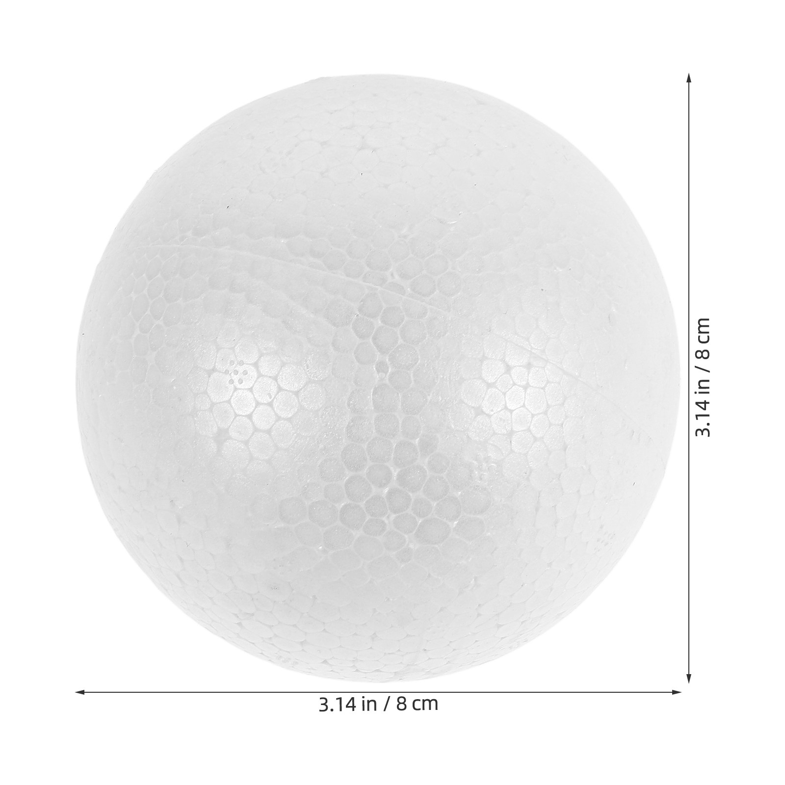12Pcs White Foam Balls Polysty - Wedding Floral Supply recension och pris