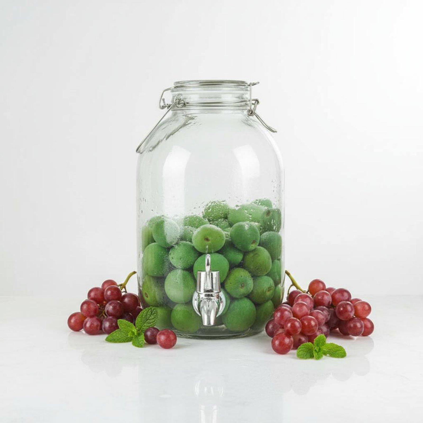 Glass Jar with Spigot Large Dr - Wedding Tap recension och pris