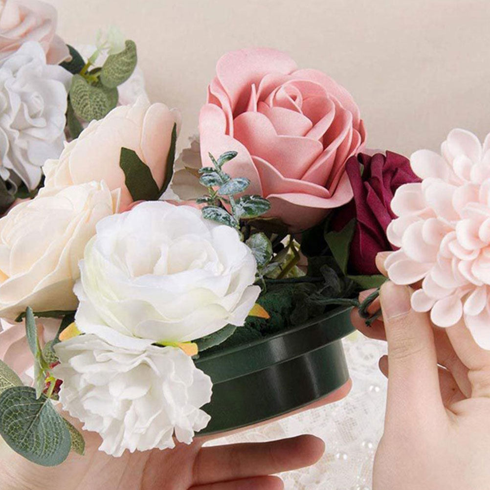 2Pcs Round Floral Mud Floral A - Wedding Floral Supply recension och pris