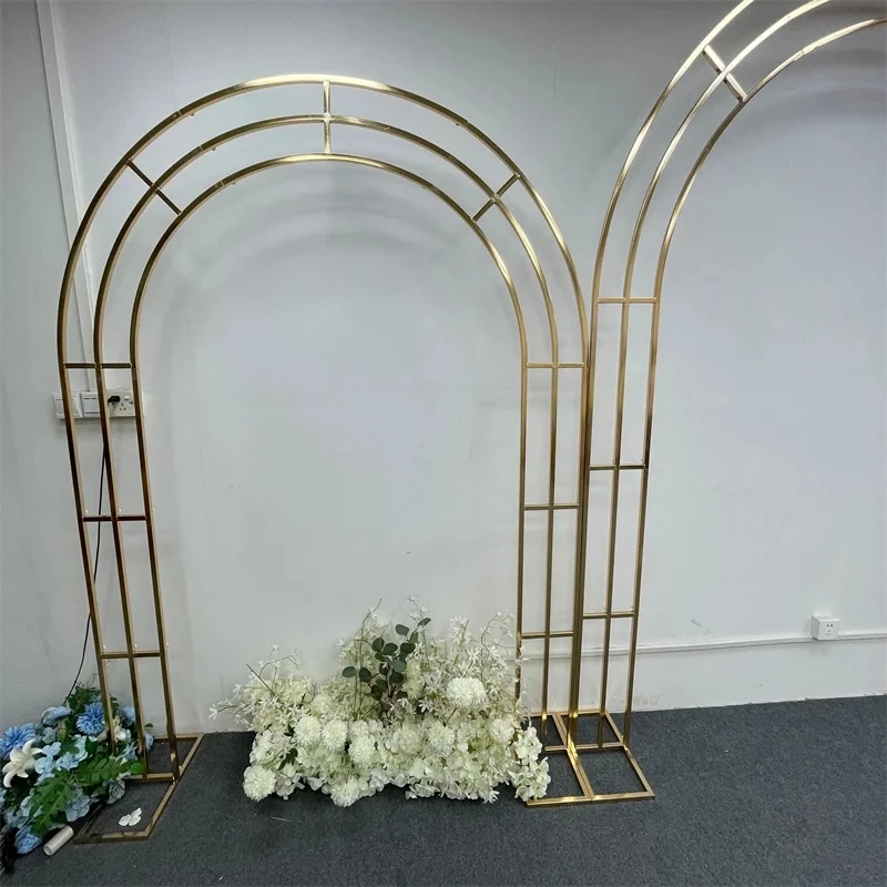 Metallic Gold Wedding Arch Sta - Wedding Decor Supply Store recension och pris