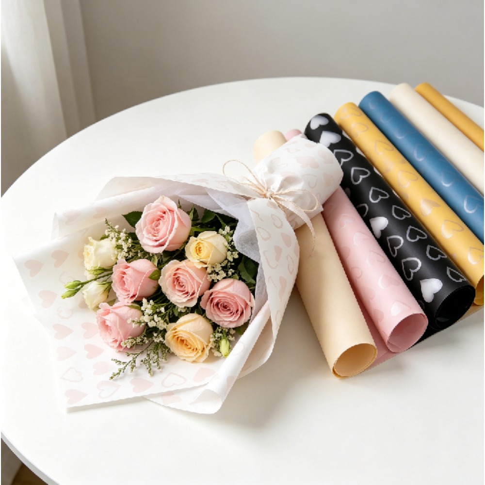 Silver Heart Hansu Floral Wrap - Wedding Floral Supply recension och pris